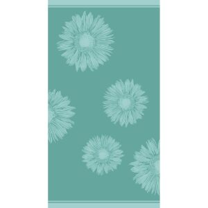 ΠΕΤΣΕΤΑ ΘΑΛΑΣΣΗΣ FLOWER AQUA (86Χ160) MELINEN