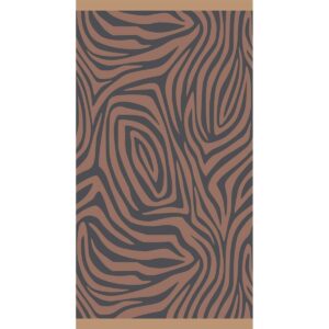 ΠΕΤΣΕΤΑ ΘΑΛΑΣΣΗΣ ZEBRA DARK GREY (86Χ160) MELINEN