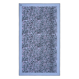 Beauty Home Πετσέτα θαλάσσης διπλής όψης Microfiber Art 2255 90x160 Λιλά