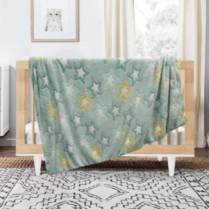 LINO ΚΟΥΒΕΡΤΑ FLEECE ΦΩΣΦΟΡΙΖΕ STER MINT 110X150 - Image 3