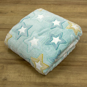 LINO ΚΟΥΒΕΡΤΑ FLEECE ΦΩΣΦΟΡΙΖΕ STER MINT 110X150 - Image 5