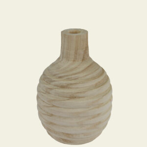 Beauty Home Ξύλινο Βάζο 18 x 26 cm - Image 1
