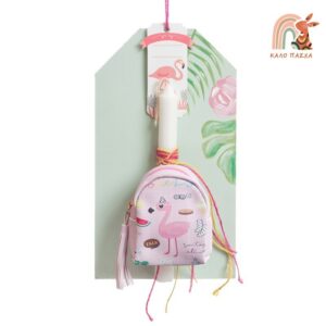 Πασχαλινή λαμπάδα flamingo - Image 1