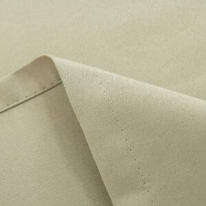 Beauty Home Κουρτίνα Full Blackout σκίασης με 8 κρίκους Soft Art 8391 Beige 140x270 Άμμου - Image 15