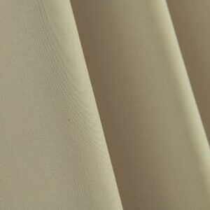 Beauty Home Κουρτίνα Full Blackout σκίασης με 8 κρίκους Soft Art 8391 Beige 140x270 Άμμου - Image 6