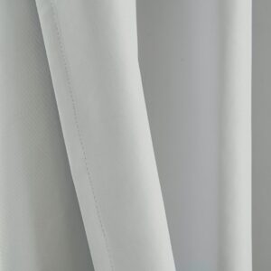 Beauty Home Κουρτίνα Full Blackout σκίασης με 8 κρίκους Soft Art 8391 Ice-Ecru 140x270 Πάγου - Image 7