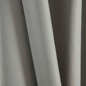 Beauty Home Κουρτίνα Full Blackout σκίασης με 8 κρίκους Soft Art 8391 Grey-11 140x270 Γκρι - Image 7