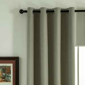 Beauty Home Κουρτίνα Full Blackout σκίασης με 8 κρίκους Soft Art 8391 Light Beige-C3 140x270 Μπεζ - Image 3