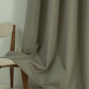 Beauty Home Κουρτίνα Full Blackout σκίασης με 8 κρίκους Soft Art 8391 Light Beige-C3 140x270 Μπεζ - Image 9