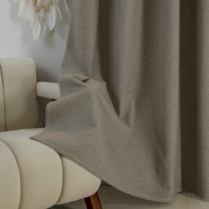 Beauty Home Κουρτίνα Full Blackout σκίασης με 8 κρίκους Elite Art 8392 Beige-Νο5 140x270 Μπεζ - Image 8
