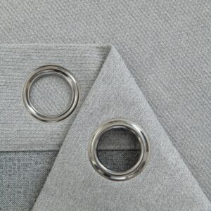 Beauty Home Κουρτίνα Full Blackout σκίασης με 8 κρίκους Elite Art 8392 Light Grey-Νο3 140x270 Ασημί - Image 16