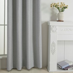 Beauty Home Κουρτίνα Full Blackout σκίασης με 8 κρίκους Elite Art 8392 Light Grey-Νο3 140x270 Ασημί - Image 5