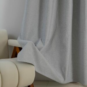 Beauty Home Κουρτίνα Full Blackout σκίασης με 8 κρίκους Elite Art 8392 Light Grey-Νο3 140x270 Ασημί - Image 8