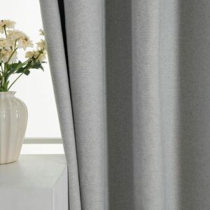 Beauty Home Κουρτίνα Full Blackout σκίασης με 8 κρίκους Elite Art 8392 Light Grey-Νο3 140x270 Ασημί - Image 10