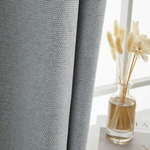 Beauty Home Κουρτίνα Full Blackout σκίασης με 8 κρίκους Elite Art 8392 Silver-Νο4 140x270 Γκρι - Image 11