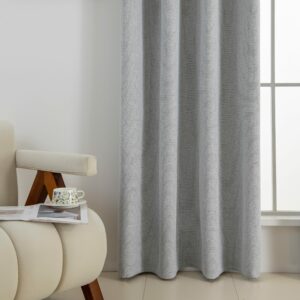 Beauty Home Κουρτίνα Full Blackout σκίασης με 8 κρίκους Elite Art 8392 Silver-Νο4 140x270 Γκρι - Image 3