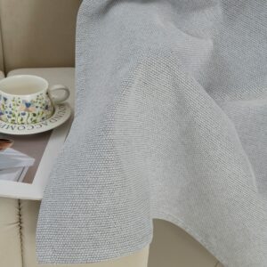 Beauty Home Κουρτίνα Full Blackout σκίασης με 8 κρίκους Elite Art 8392 Silver-Νο4 140x270 Γκρι - Image 9