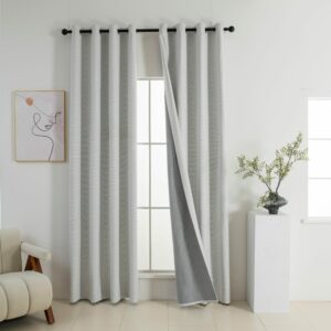 Beauty Home Κουρτίνα Full Blackout σκίασης με 8 κρίκους Elite Art 8392 Ice-No1 140x270 Πάγου - Image 5