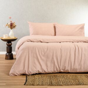 ΣΕΤ ΣΕΝΤΟΝΙΑ ΦΑΝΕΛΕΝΙΑ KING SIZE (Λ) OWEN ROSE (180X200+30) MELINEN