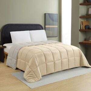 ΠΑΠΛΩΜΑ ΥΠΕΡΔΙΠΛΟ BROOKLYN BEIGE/SILVER (220X240) MELINEN