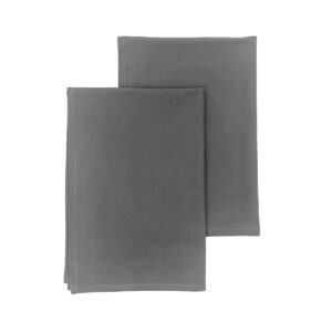 ΠΕΤΣΕΤΕΣ ΚΟΥΖΙΝΑΣ ΣΕΤ 2 ΤΕΜΑΧΙΩΝ ZOE DARK GREY (45X65) MELINEN