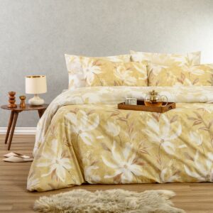 ΣΕΤ ΣΕΝΤΟΝΙΑ ΥΠΕΡΔΙΠΛΑ GIULIA OCHRE CASUAL LINE (235X270) MELINEN