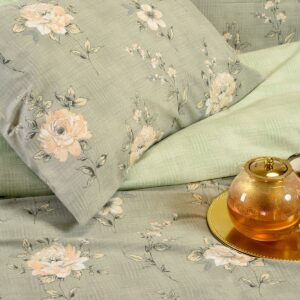 ΣΕΤ ΜΑΞΙΛΑΡΟΘΗΚΕΣ (Π) GIANNA GREY/AQUA CASUAL LINE (50X70) MELINEN