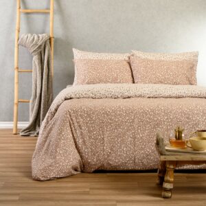 ΣΕΤ ΣΕΝΤΟΝΙΑ ΔΙΠΛΑ LEO MOCCA CASUAL LINE (205X270) MELINEN