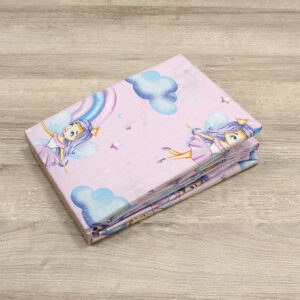 LINO BEBE ΣΕΤ ΣΕΝΤΟΝΙΑ ENHANCED RAINBOW PINK 120X180 - Image 3