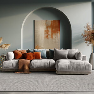 Beauty Home Χαλί Rustic Art 9335 Λευκό,Γκρι - Image 3