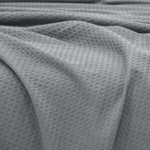 LINO Κουβέρτα King Size (240x260) Πικέ Cocoon Γκρι - Image 4