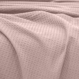 LINO Κουβέρτα Υπέρδιπλη (220x240) Πικέ Cocoon Ροζ - Image 4