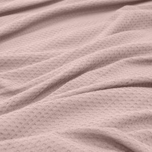LINO Κουβέρτα Υπέρδιπλη (220x240) Πικέ Cocoon Ροζ - Image 5
