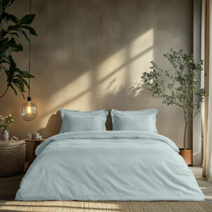 Beauty Home Σετ σεντόνια διπλά Art 1700 Harmony 200x270 Γαλάζιο - Image 1
