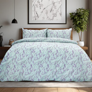 LINO Σετ Παπλωματοθήκη Μονή (165x245) Amandes Λιλά