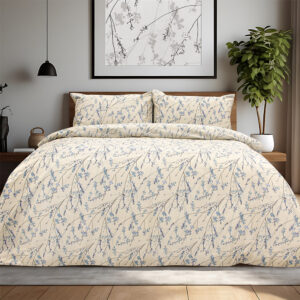 LINO Σετ Παπλωματοθήκη Μονή (165x245) Amandes Μπλε