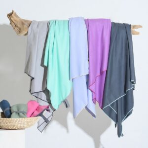 ΠΕΤΣΕΤΑ MICROFIBER GYM AQUA (80Χ170) MELINEN - Image 2