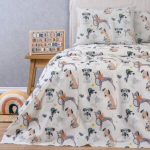 ΣΕΤ ΠΑΠΛΩΜΑΤΟΘΗΚΗ (2 ΤΕΜ.) ΜΟΝΗ DOGGY KIDS LINE (165X245) MELINEN