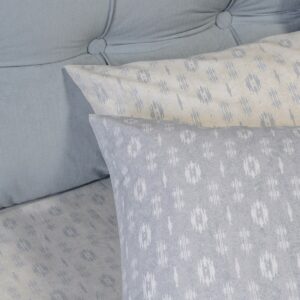 ΣΕΤ ΜΑΞΙΛΑΡΟΘΗΚΕΣ (Π) RIVER LIGHT GREY CASUAL LINE (50X70) MELINEN