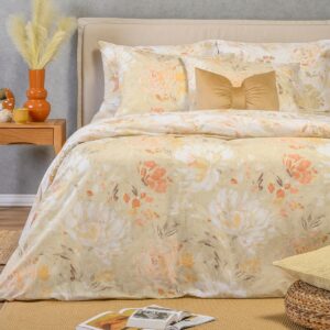 ΣΕΤ ΣΕΝΤΟΝΙΑ ΜΟΝΑ (Λ) ANABELLE BEIGE CASUAL LINE (100Χ200+32) MELINEN