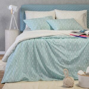 ΠΑΠΛΩΜΑΤΟΘΗΚΗ ΜΟΝΗ RIVER AQUA CASUAL LINE (165X245) MELINEN