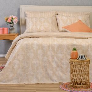 ΠΑΠΛΩΜΑΤΟΘΗΚΗ ΥΠΕΡΔΙΠΛΗ KAI BEIGE CASUAL LINE (225X245) MELINEN