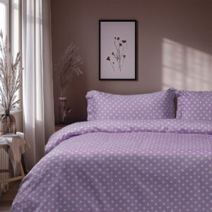 Beauty Home Σετ σεντόνια υπέρδιπλα Art 10101 Fancy 240x260 Λιλά