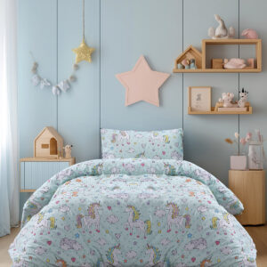 Beauty Home Σετ παπλωματοθήκη μονή Candy Art 6327 170x250 Μέντα