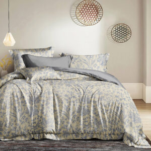 Beauty Home Σετ σεντόνια υπέρδιπλα με λάστιχο Memories Art 12677 165x200+30 Μπεζ,Γκρι - Image 1