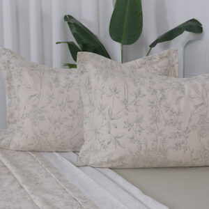 Beauty Home Σετ σεντόνια υπέρδιπλα με λάστιχο Memories Art 12678 165x200+30 Μπεζ - Image 2