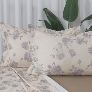 Beauty Home Σετ σεντόνια υπέρδιπλα με λάστιχο Memories Art 12685 165x200+30 Μπεζ - Image 2