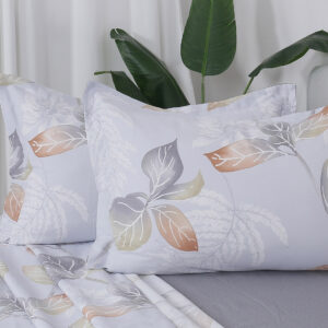 Beauty Home Σετ σεντόνια υπέρδιπλα με λάστιχο Memories Art 12691 165x200+30 Γκρι - Image 2