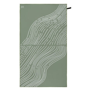 Beauty Home Πετσέτα θαλάσσης διπλής όψης Microfiber 200gsm Art 2290 90x160 Λαδί