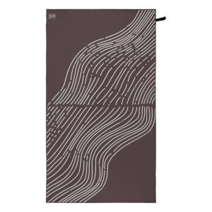 Beauty Home Πετσέτα θαλάσσης διπλής όψης Microfiber 200gsm Art 2294 90x160 Καφέ